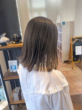 ヘアメイク シンズ レインボー(Hair Make SHIN'S RAINBOW) ボブ/ハイライト/アッシュベージュ/高松