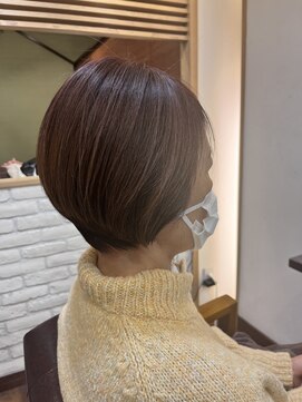 ヘアー グリーン(hair green) 30代40代50代くびれショートボブ【髪質改善/百合ヶ丘】