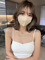 サイン 渋谷(SIGN)&nbsp;韓国ヘアイメチェンハッシュカット似合わせカットレッドブラウン