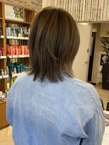 キャラ 池袋本店(CHARA)&nbsp;透明感アッシュベージュ◎ボブウルフレイヤー【池袋/ボブ】