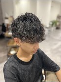 マッシュスパイラルパーマ