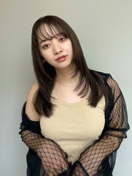 トリッカ シブヤ(TRICCA SHIBUYA) シースルー/前髪/透明感ブラウン/グレージュ/レイヤー/髪質改善