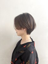 小森谷,黒髪,ボブルフ,ネビージュ,小顔,ショートヘアj62