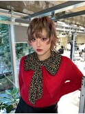 外ハネレイヤーヘア