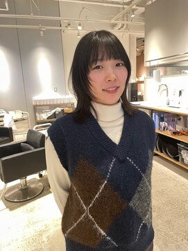 ヘアーエスクールシーユー 枚方T-SITE店(hair S.COEUR×Cu) レイヤーカット