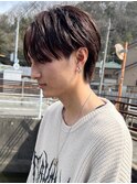 センターパート/パーマ