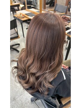 ジルブラン 土浦(JIL BLAN) ハイライトバレイヤージュダブルカラーケアブリーチ30代40代