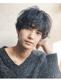 《セットを簡単に》パーマで大人の雰囲気に/韓国マッシュ
