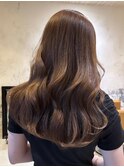 【macana指名】オリーブブラウンブリーチ無しレイヤー登戸