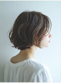 30代40代ショート白髪染めグレイカラーボブ艶栄名駅伏見丸の内