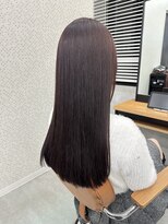 ジーナ 池袋(Zina)&nbsp;暗髪ピンクブラウン (池袋東口/髪質改善)