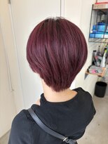 ピノ(pino.) ブリーチ有!ボルドーカラー♪