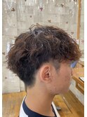 マッシュ/波巻きスパイラルパーマ/メンズ