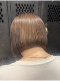 切りっぱなしボブ