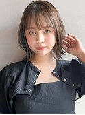 前髪セミディ結べるボブくびれヘアうるツヤ愛され#535f0903