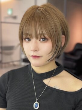 ビューエヒメ(VIEW EHIME) 小顔可愛いレイヤーカット×アッシュカラー20代30代40代