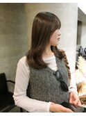 レイヤーカット/透明感カラー【lana hair新宿】