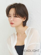 アーサスバイヘッドライト 羽村小作台店(ursus by HEADLIGHT)&nbsp;小顔似合わせショートウルフ#ダークアッシュ#シャンパンベージュ