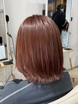 エメヘアデザイン ルイス(Aimer Hair Design Lewis)&nbsp;ピンクブラウンカラー/ブリーチカラー/艶感カラー/弘前市