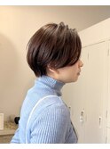 大人丸みショートボブ