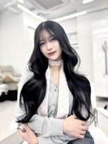 アマトウキョウスマートサロン(AMA TOKYO×Smart Salon) 韓国スタイル/ナチュラルくびれヘア_くびれ巻き_透明感カラー