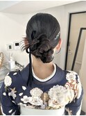 卒業式ヘアセット