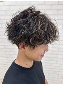 宇都宮メンズカットメンズパーマ波巻きスパイラルパーマツイスパ