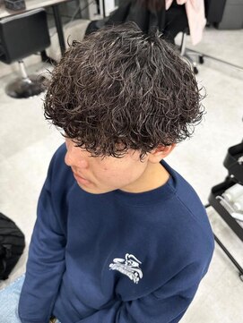 ワンズ リー 下北沢店(ONE's ly) センターパート波巻きパーマニュアンスパーマ