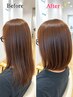 【髪質改善を試したい方へ☆】（新規土日祝）カット＋艶カラー＋2step￥10500