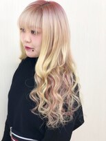 あるじゃんすー 横浜店 misty Pink×Purpleカラー#エクステ#横浜#グラデーション