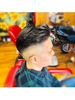 サンアンドマーリィズバーバー 駅前店(SON&MARLEY'S BAR BER)&nbsp;7:3風フェード