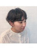 【お客様スタイル】クセ風ニュアンスパーマのクールショート