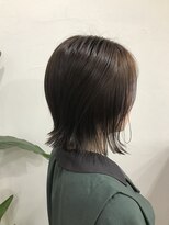 アリウス(ALIUS by posh) 【ALIUS 池袋 小川】ボブ×シアーカラーオリーブ