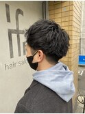 ☆お客様style☆アップバングメンズショート