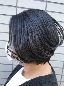 フラット 千葉(Flat.) 【JAGARA代見】ブルージュハイライト/ショートボブ【千葉】