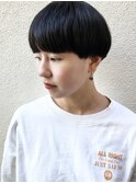 【morio成増/玉井】刈り上げ　マッシュショート　黒髪