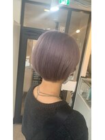 ラフ 難波店(LAFF)&nbsp;#黒髪#ボブルフ#ネビージュ#小顔#ワンレン