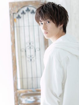 モッズヘア メン 上尾東口店(mod's hair men) ≪mod's men≫ラフさと重さを演出★ハイトーンショートウルフL