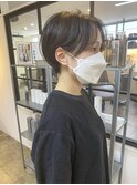 大人かわいいハンサムショート