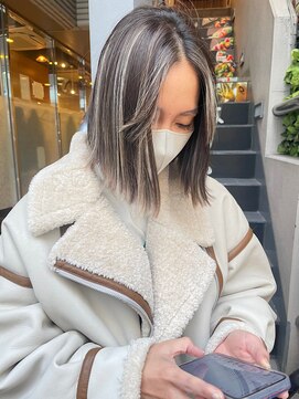 ユニー(uniii) ボブのコントラストハイライト