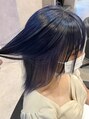 ネオンヘアー(neon hair)&nbsp;ネイビーとパープル☆インナーカラーも是非お任せ下さい！