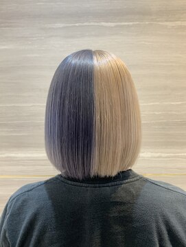 ラビス クローバー(Lovis clover) ツートン/アッシュ/ブロンド/個性カラー