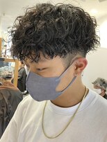 グッドタイムエフティフィフス 横浜西口(GoodTimes ft.fifth)&nbsp;ツイストスパイラルパーマメンズパーママッシュウルフフェード