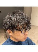 波巻きパーマ