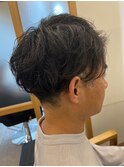 メンズゆるパーマスタイル