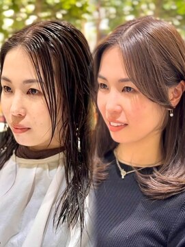 ローネス ギンザ(LONESS ginza) 小顔/流し前髪/似合わせカット/レイヤー/モテ前髪/姫カット/大人