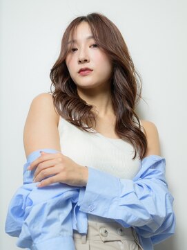 ヒョンミョン ライズバイレボ 取手店(hyon myon/RISE by REVO) レイヤーカット/デザインカラー/オリーブベージュ[取手/取手駅]