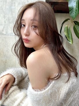 サイン 渋谷(SIGN) ザクザクレイヤーカット巻き方簡単ミディアムロング韓国渋谷