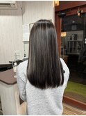 黒髪暗髪愛され艶髪ストレート
