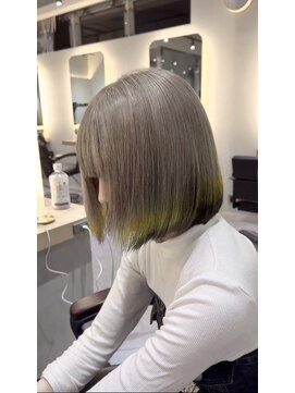 サロンドミルク 新百合ヶ丘店(salon de MiLK) ミルクティーベージュグレージュピンクカラーケアブリーチ